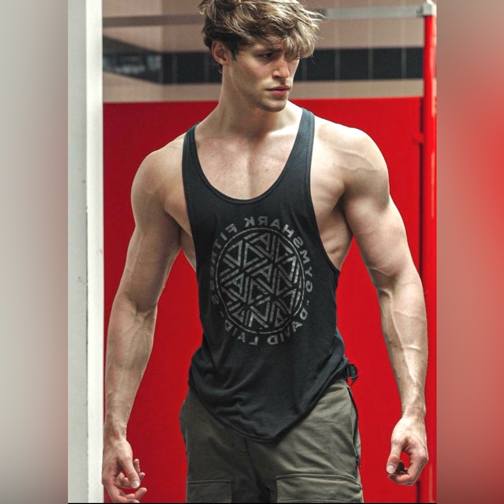 OUT OF STOCK-David Laid x Gymshark Wolf Grey Cargo Pants Prototype size S